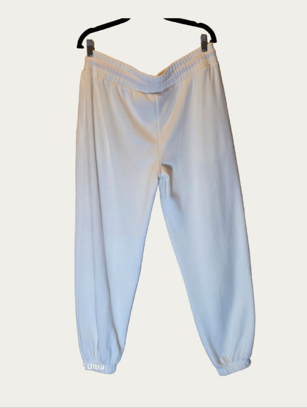 Strawberry Shortcake Graphic Jogger Sweatpants - Winter White - Size L - Picture 4 of 10